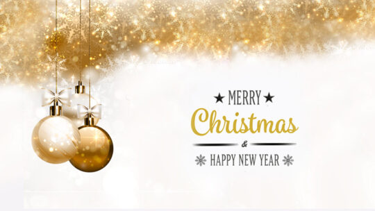 Frohe Weihnachten und ein gutes neues Jahr