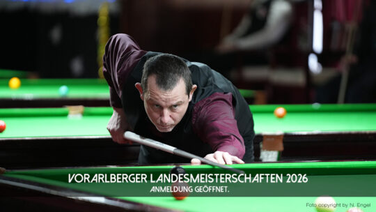 Snooker Landesmeisterschaft 2026 – Allgemeine Klasse