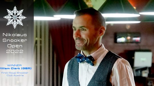 Nikolaus Snooker Open 2022 Winner „William Clark“